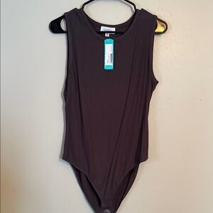 Kaileigh Sleeveless Dark Bodysuit